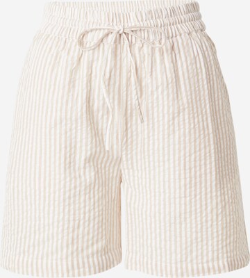 PIECES Loosefit Shorts 'SALLY' in Beige: predná strana