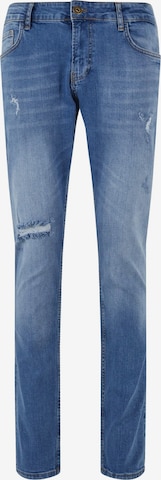2Y Premium Regular Jeans in Blauw: voorkant