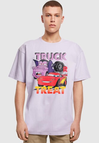 ABSOLUTE CULT Shirt 'Cars - Halloween Truck or Treat' in Lila: voorkant