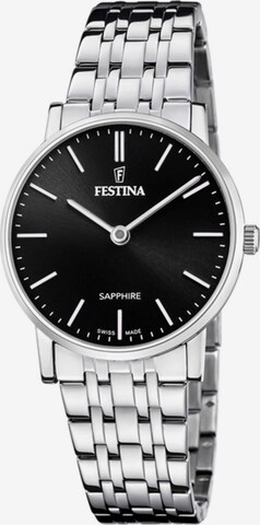 FESTINA Analog watch 'Festina - Watch Swiss Made - Quartz watch movement - Watch case width: 29.3 mm' in Black: front