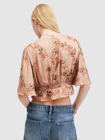 AllSaints Bluse 'TIAN' in Braun: Rückseite