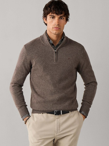 Hackett London Pullover in Beige: Vorderseite