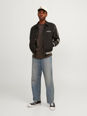 T-Shirt 'JJEBasher' JACK & JONES en marron