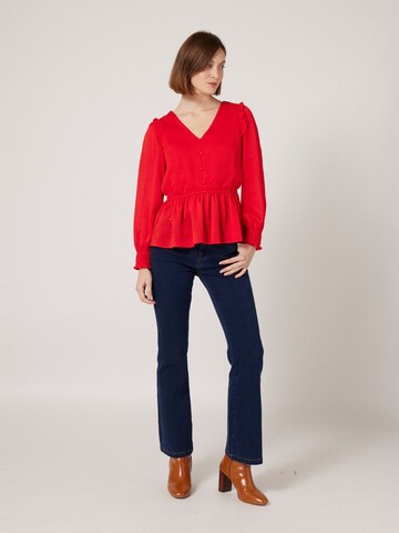 NAF NAF Bluse ' Hiptone ' in Rot