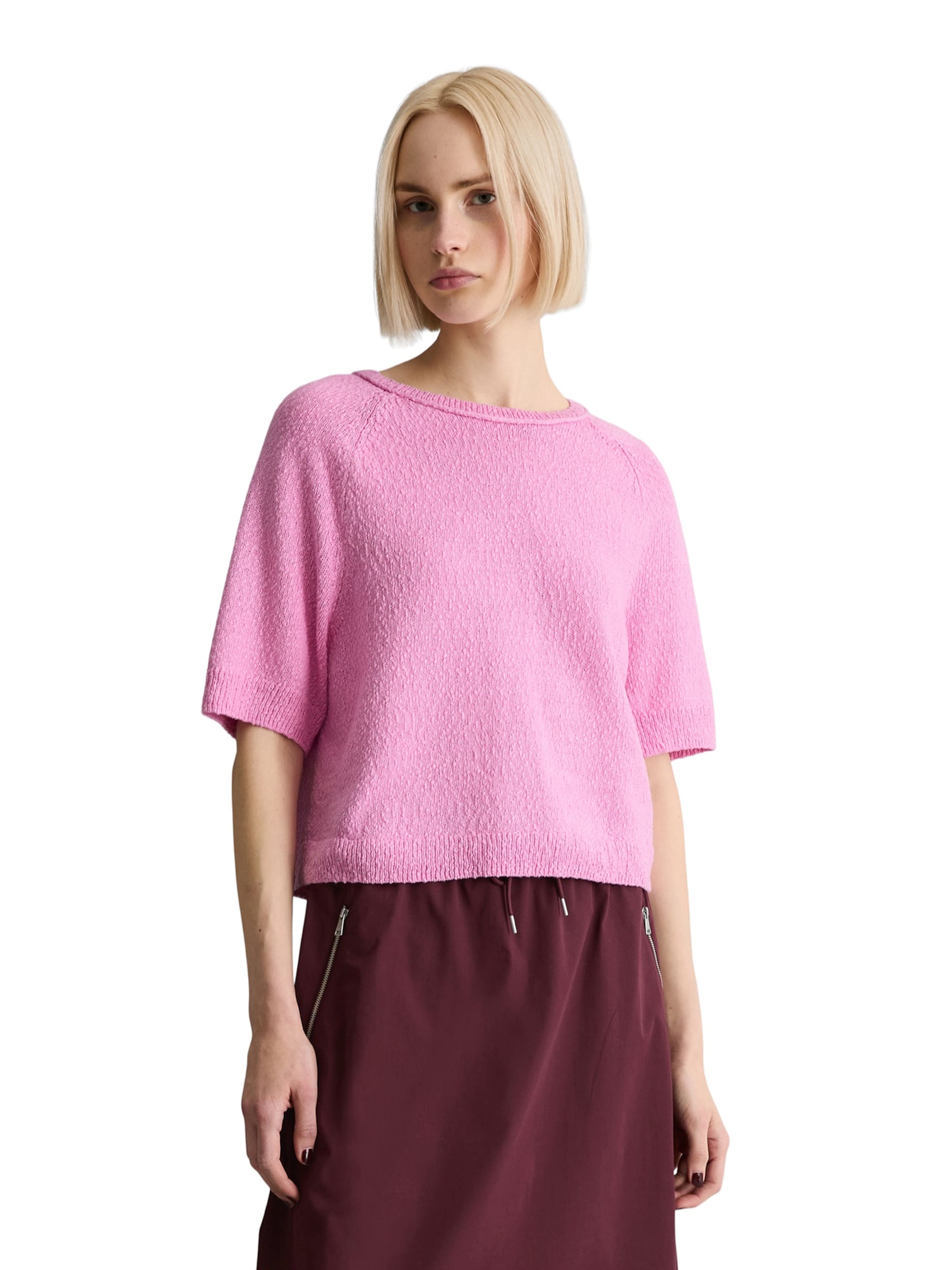 Pulover de la Marc O'Polo DENIM pe roz: față