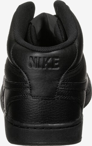 Nike Sportswear Sneaker 'Court Vision Mid' in Schwarz
