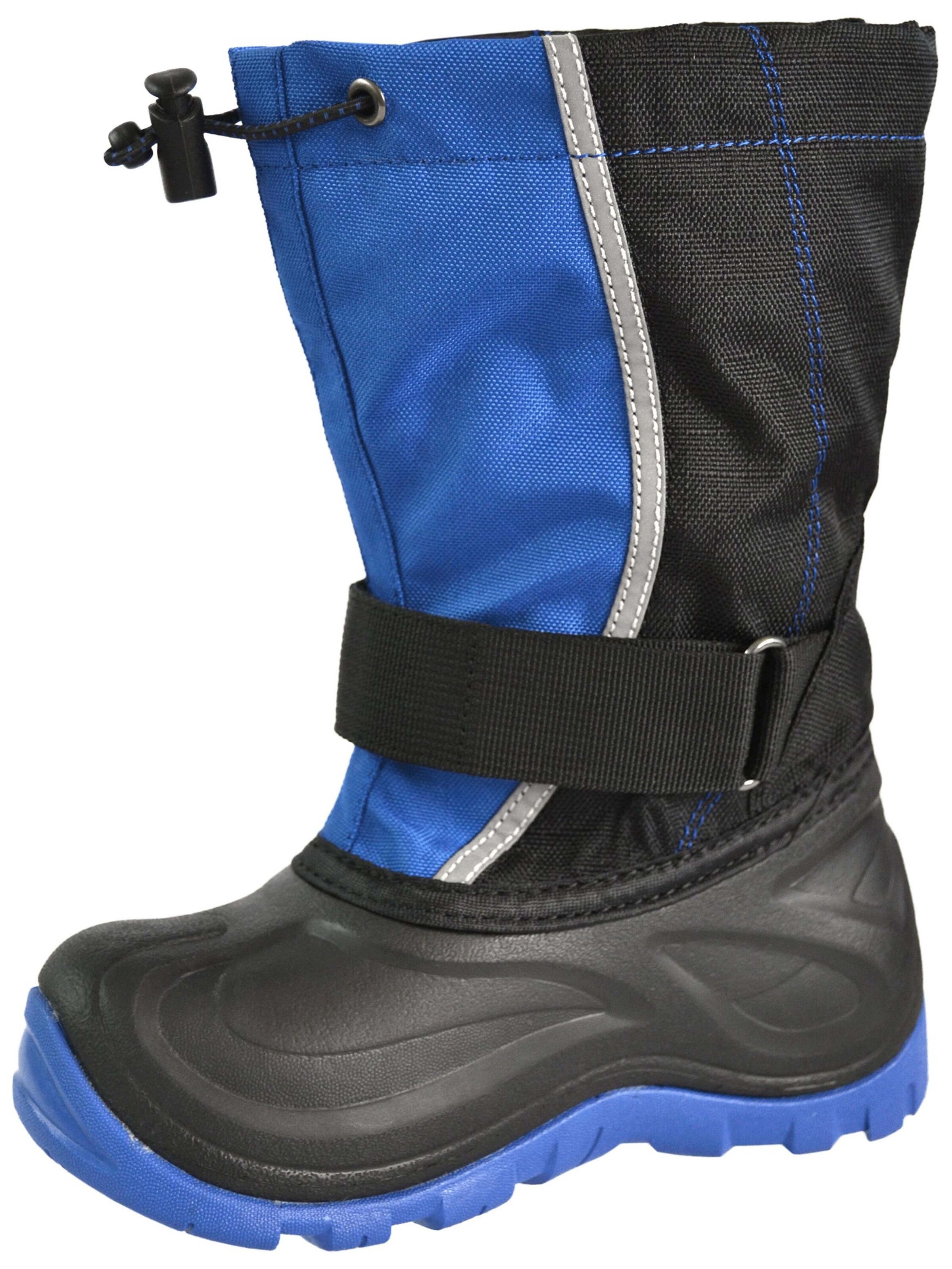 Bottes de neige normani en bleu : devant