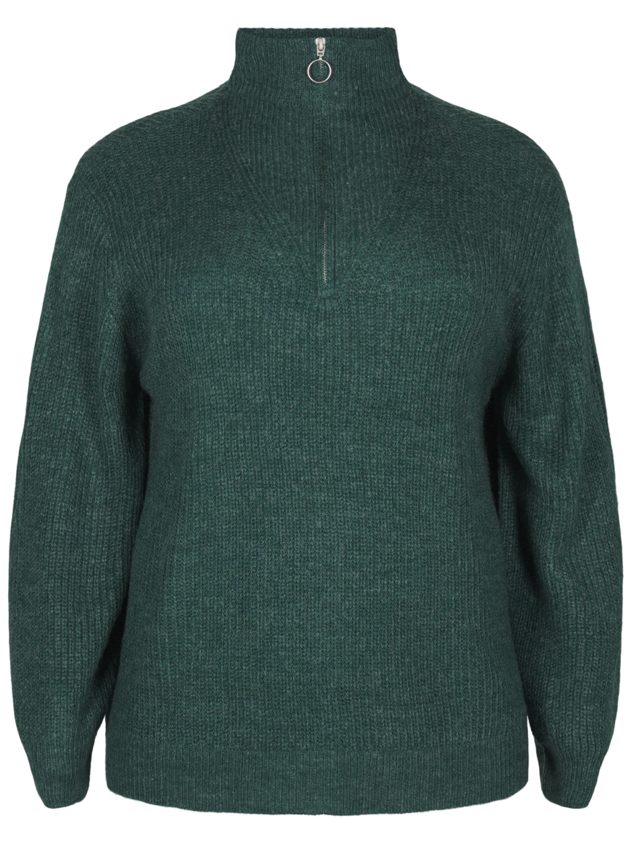 Flash by Zizzi Pullover 'Fllola' i grøn: forside