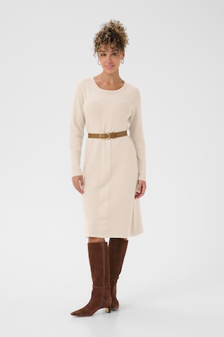Robes en maille 'CRDela' Cream en beige
