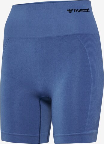 Hummel Skinny Sports trousers 'Tif' in Blue