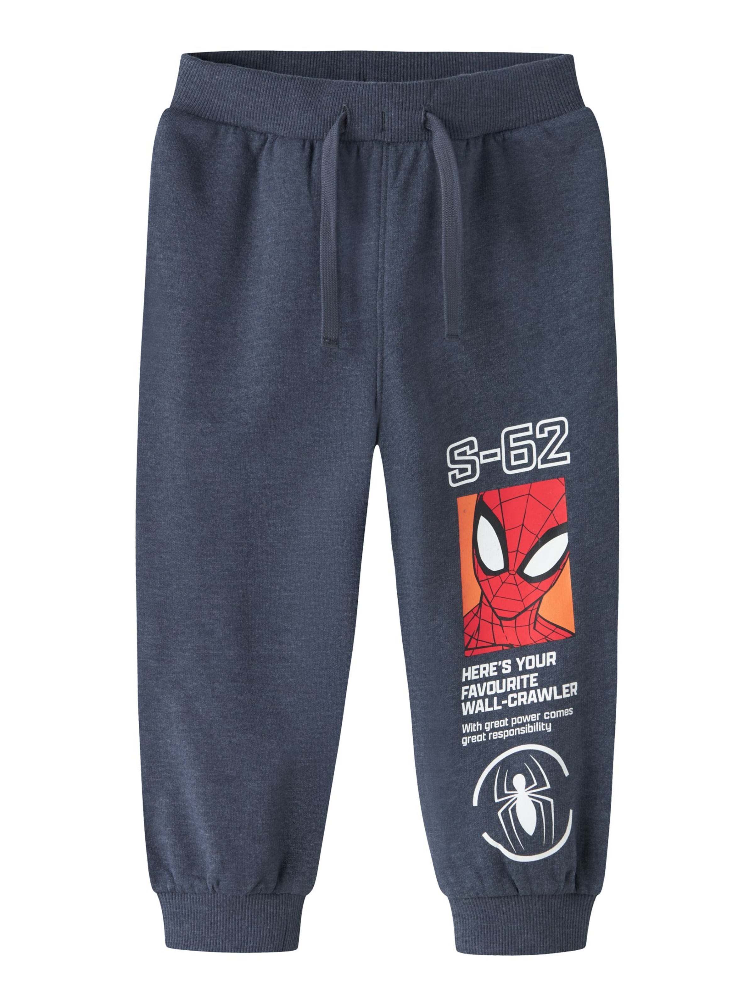 NAME IT Tapered Broek 'NMMACTOR SPIDER' in Blauw: voorkant