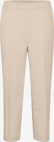 Pantalon à plis 'Sakura' Kaffe en beige : devant