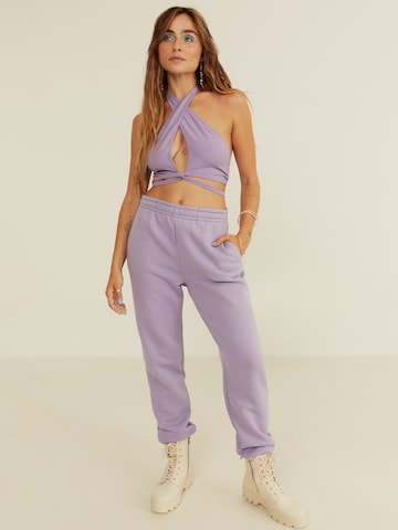 ABOUT YOU x Sofia Tsakiridou Top 'Selena' in Purple