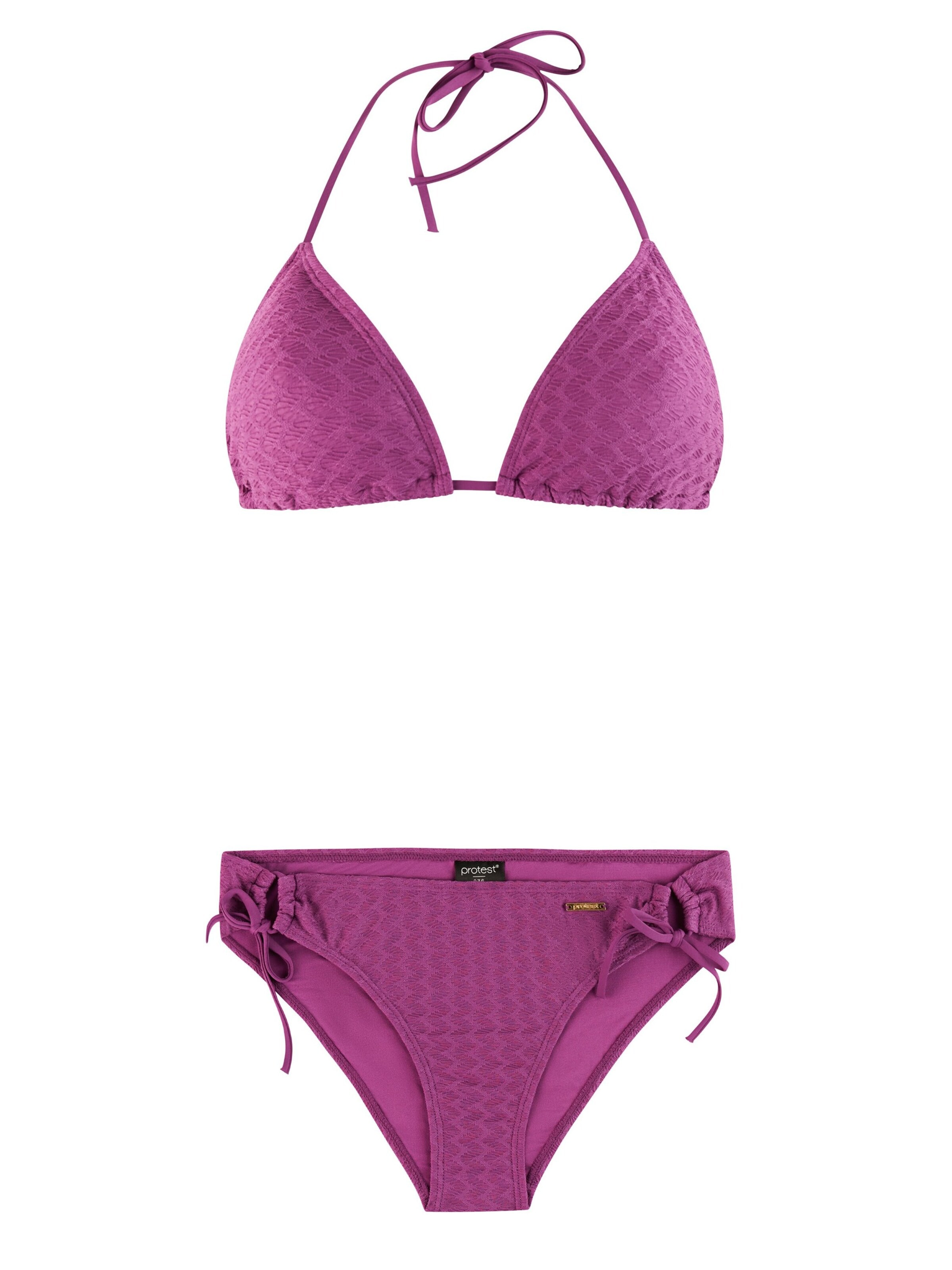 PROTEST Triangel Bikini 'PRTExit'‌‌‌‌‌‌‌‌‌ in Pink: Vorderseite