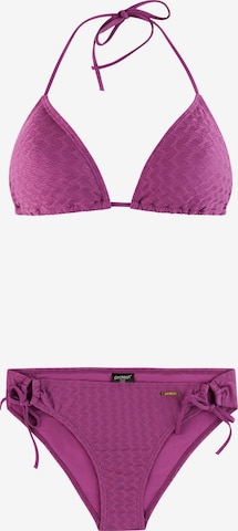 PROTEST Triangel Bikini 'PRTExit' in Pink: Vorderseite