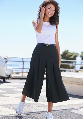 LASCANA Loosefit Hose in Schwarz