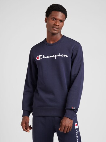 Felpa di Champion Authentic Athletic Apparel in blu: frontale