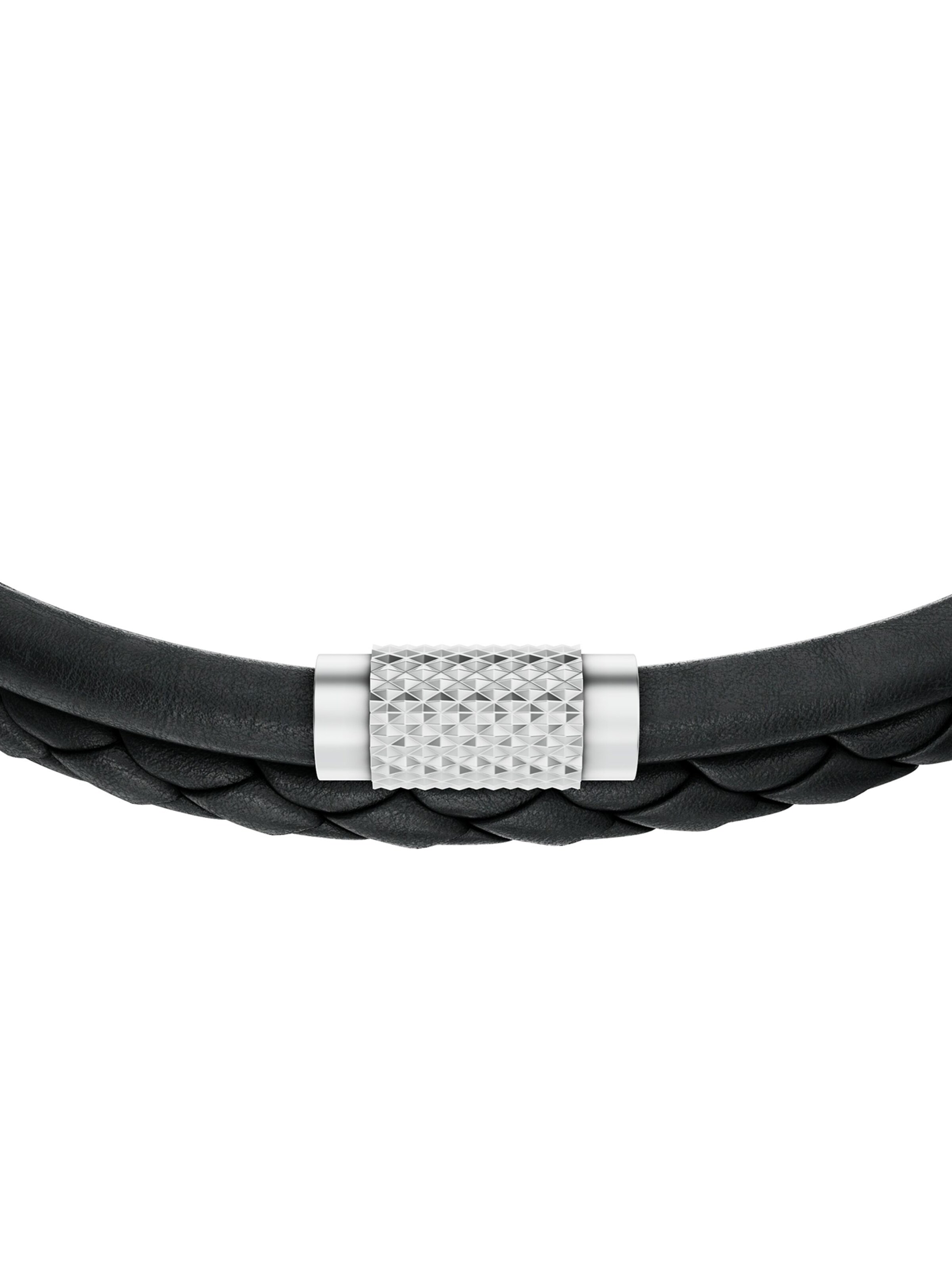 FOSSIL Armband 'Machine' in Silber