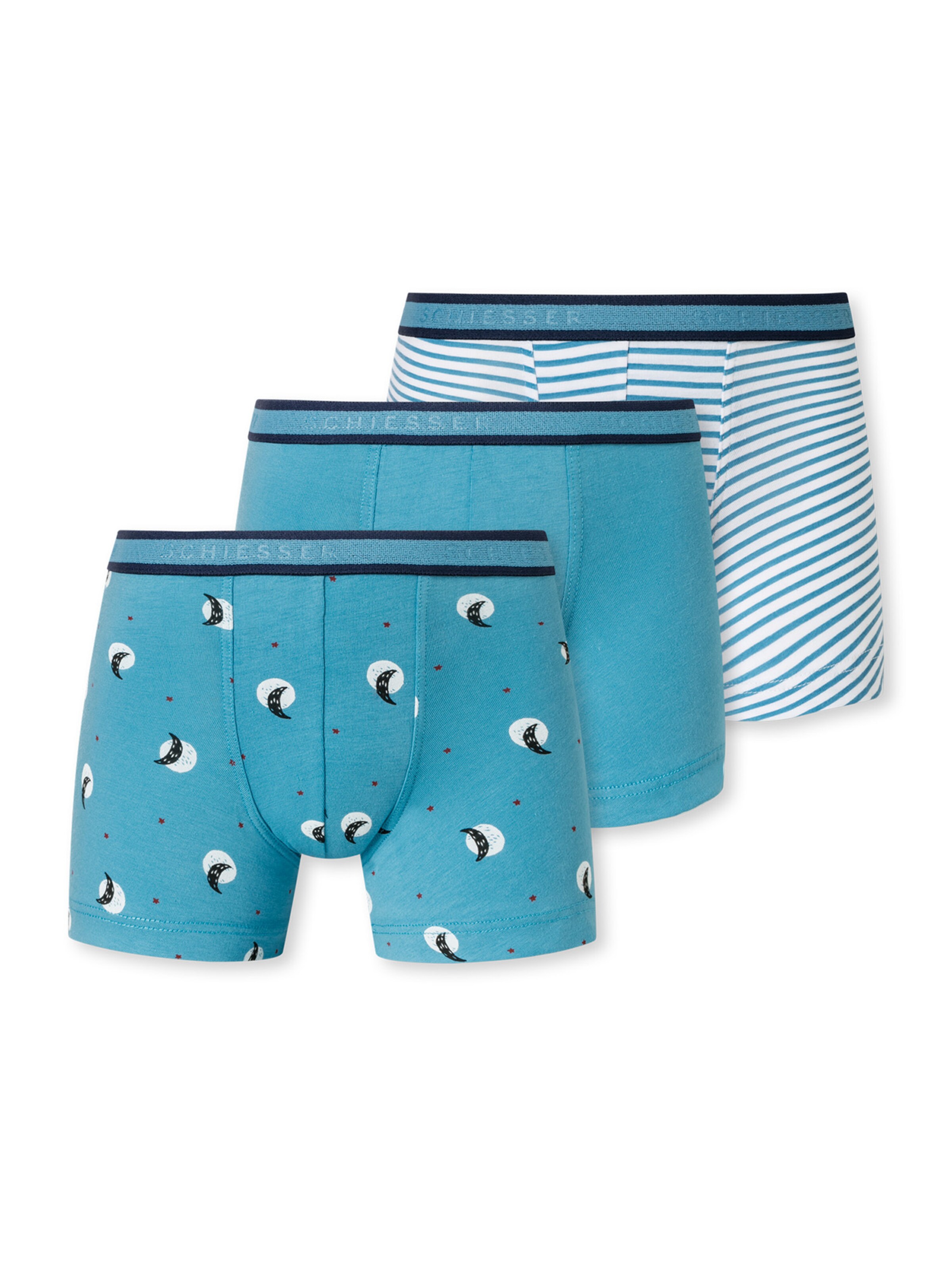 SCHIESSER - Calzoncillo en azul: frente