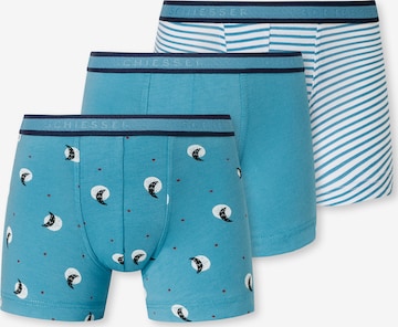 SCHIESSER - Calzoncillo en azul: frente