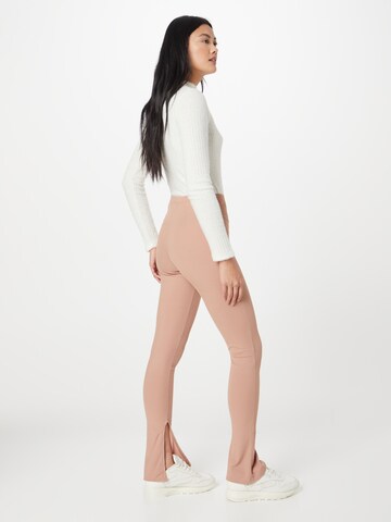 Misspap Flared Leggings in Braun