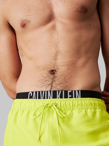 Calvin Klein Swimwear Swimming shorts 'Intense Power' in Yellow