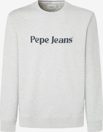 Pepe Jeans Sweatshirt 'REGIS' in Grey: front