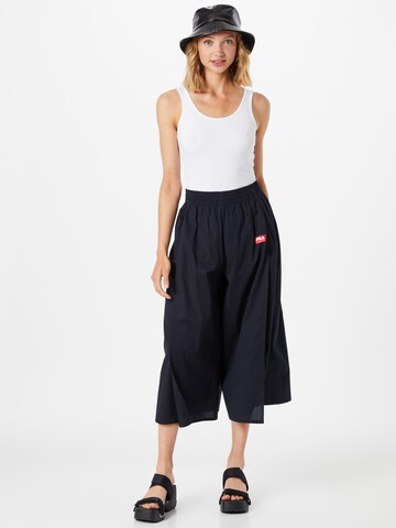 Wide Leg Pantalon 'TERME' FILA en noir