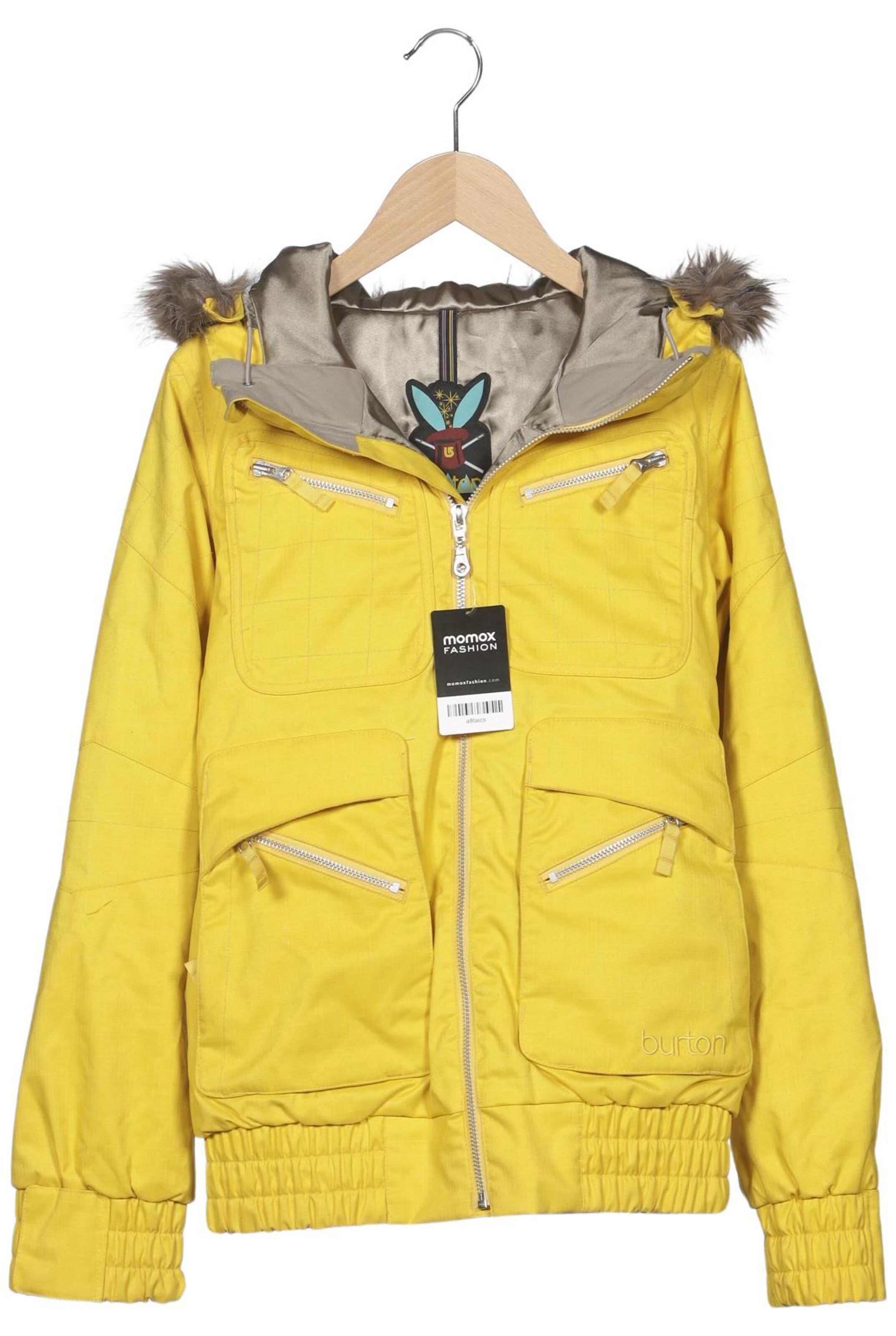 BURTON Jacket & Coat in XS in Yellow: front