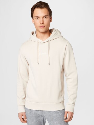 Calvin Klein Regular Sweatshirt in Beige: front