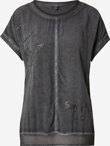 Soccx - Blusa en negro: frente