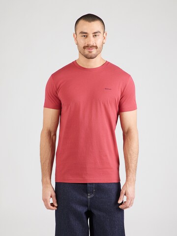 GANT - Camiseta en rojo: frente