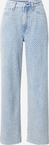 rag & bone Loosefit Jeans 'LOGAN' in Blauw: voorkant