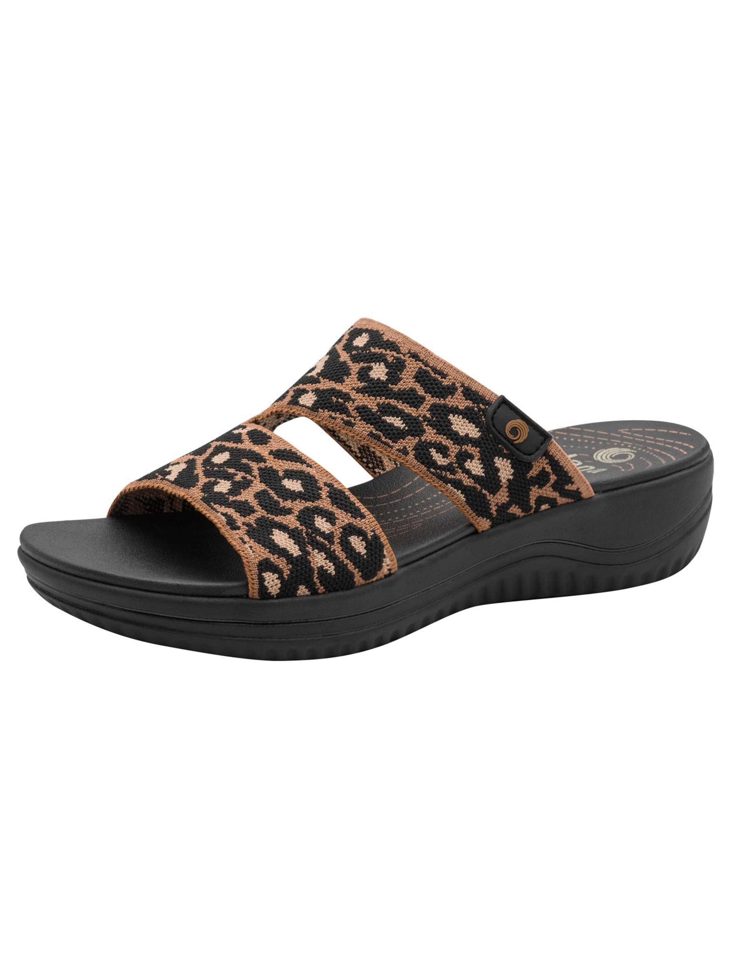 JANA Mules in Brown: front