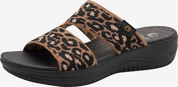 Mule JANA en marron : devant