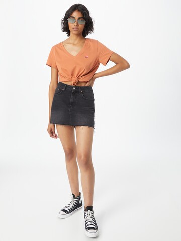 LEVI'S ® Shirt 'LSE Perfect Vneck' in Orange