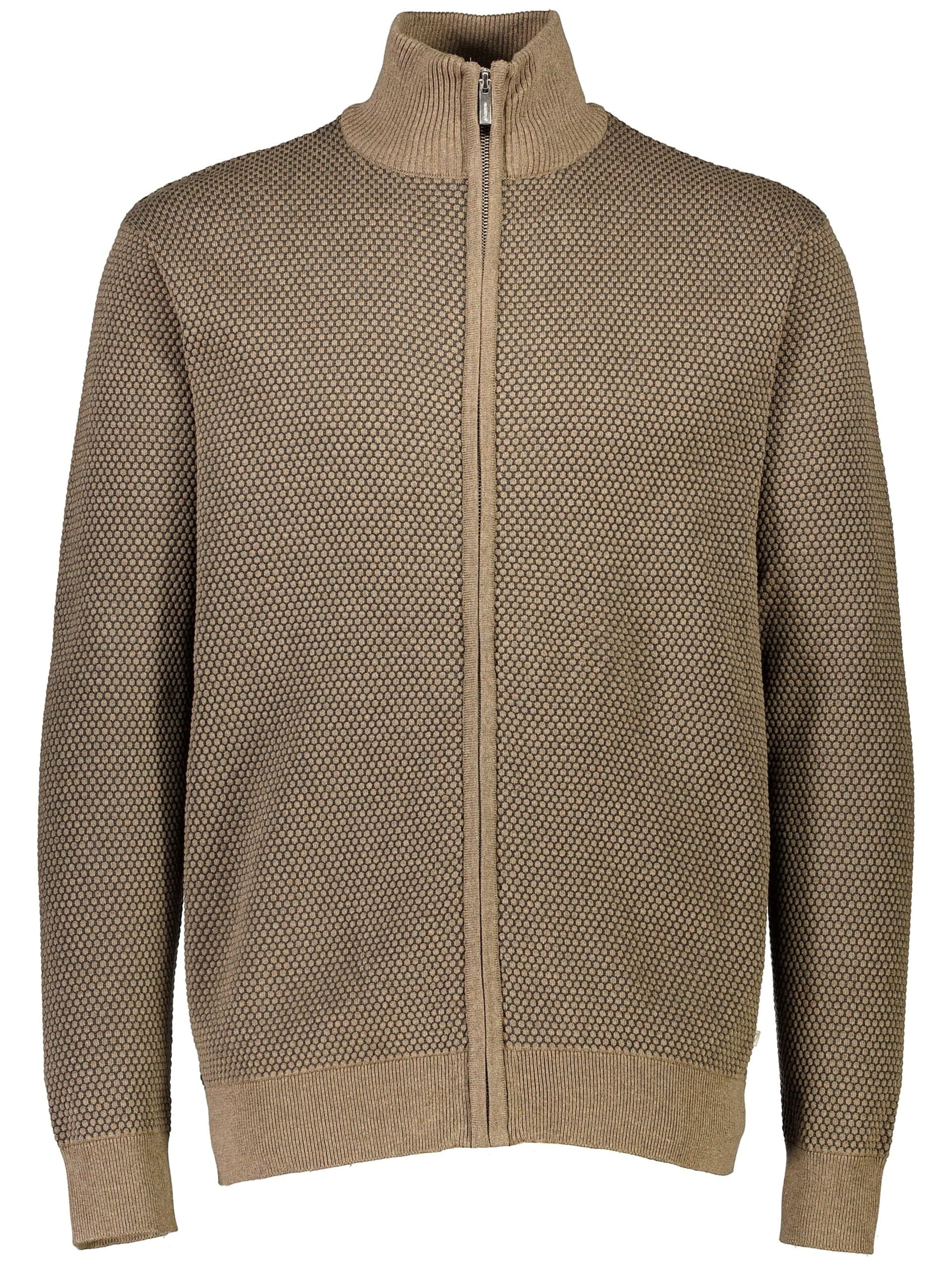 Vestes en maille Jack's en beige : devant