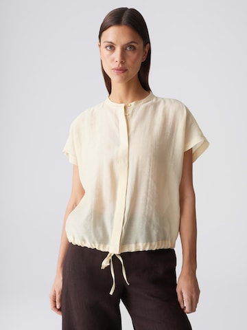 OPUS - Blusa 'Fadell' en amarillo: frente