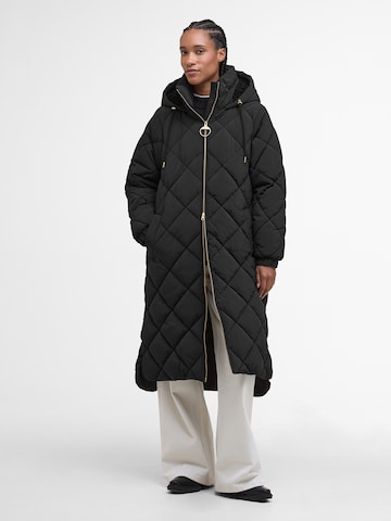Manteau d’hiver 'Kirkton' Barbour en noir : devant