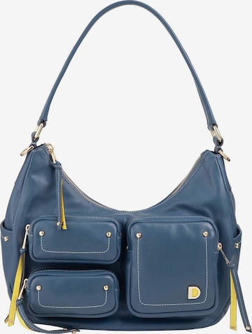 Sac bandoulière DuDu en bleu : devant