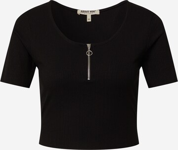 ABOUT YOU Damen - Shirts 'Selma Shirt' in Schwarz: predná strana