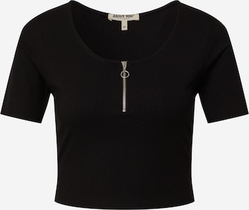 ABOUT YOU Damen - Shirts 'Selma Shirt' in Schwarz: predná strana