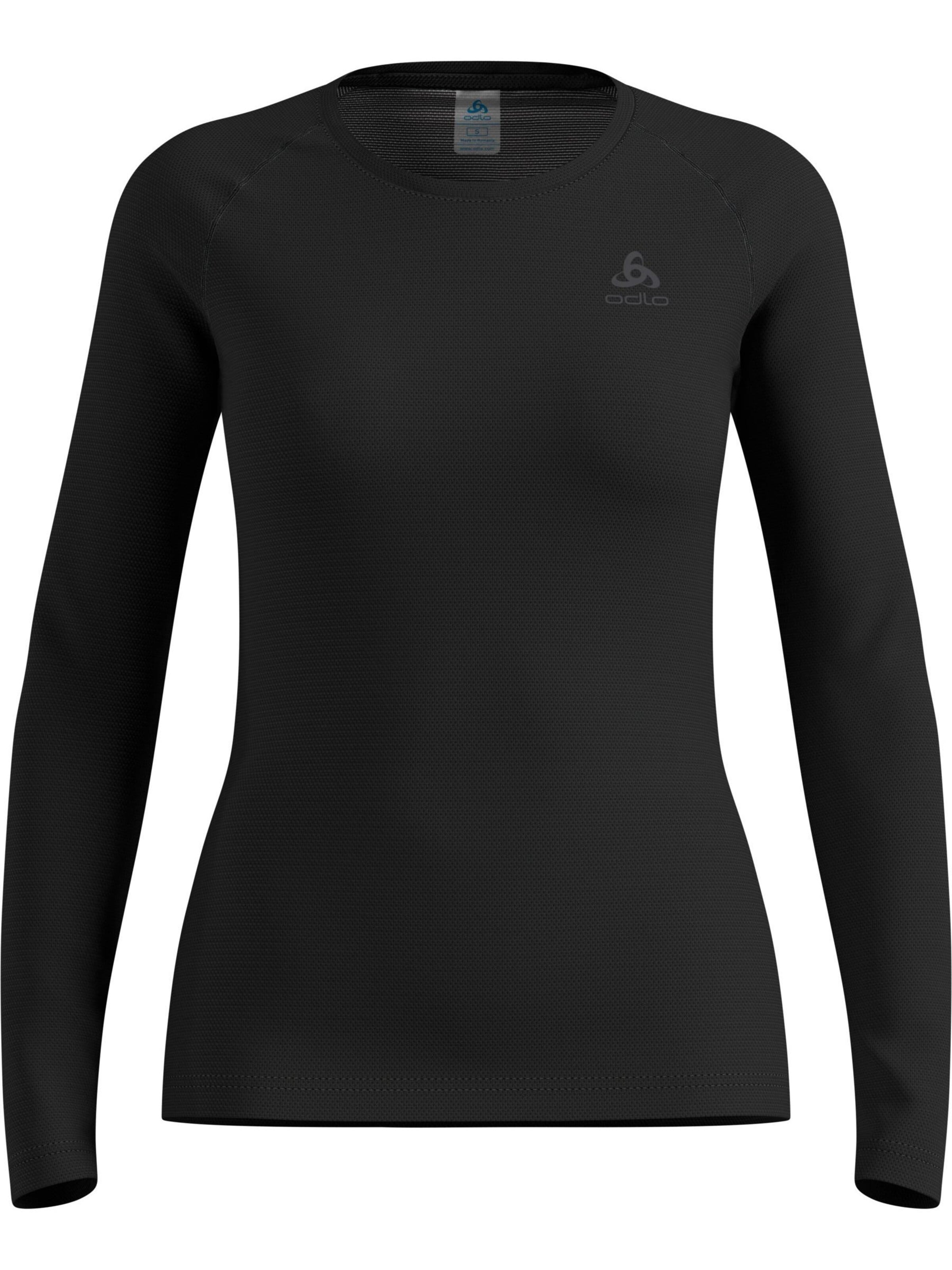 Base layer 'ACTIVE F-DRY LIGHT' di ODLO in nero: frontale
