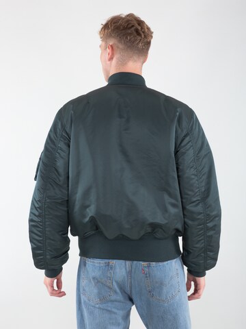 ALPHA INDUSTRIES Overgangsjakke 'MA-1' i grøn