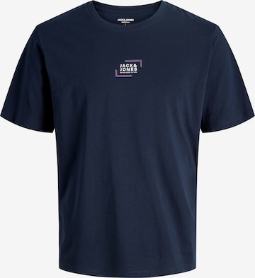 T-Shirt 'JJECorp' JACK & JONES en bleu : devant