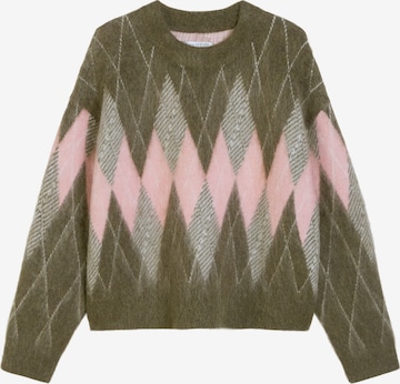 Pull-over 'Preppy' Marc O'Polo DENIM en vert : devant