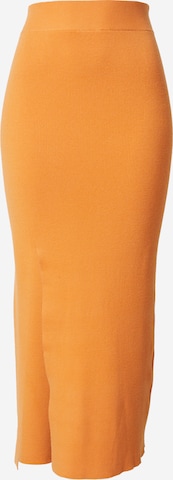 ABOUT YOU x Laura Giurcanu Skirt 'Thea' in Orange: front