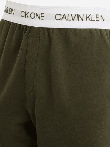 Regular Pantalon de pyjama Calvin Klein Underwear en vert