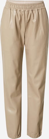 Designers Remix - Tapered Pantalón 'Marie' en beige: frente