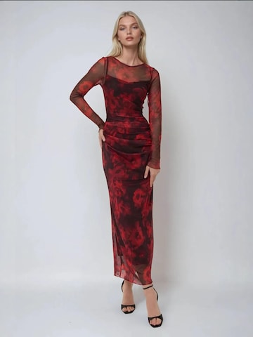 Hiccup - Vestido em vermelho: frente